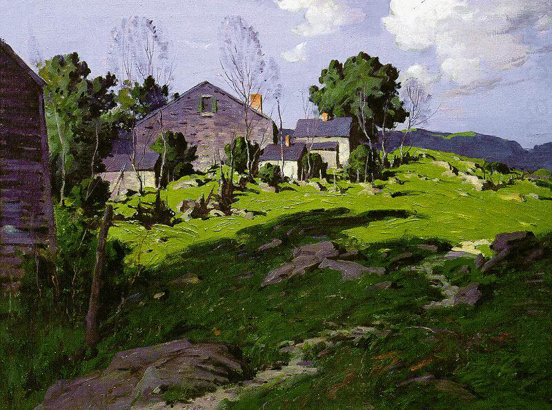 Farm on the Hillside, George M Bruestle